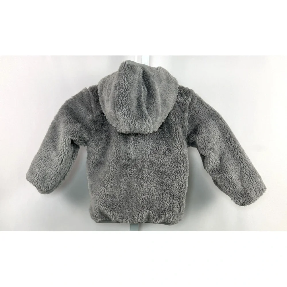 The North Face Baby Reversible Hoodie Jacket Gray 18-24M